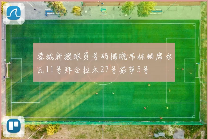 蓉城新援球员号码揭晓韦林顿席尔瓦11号拜合拉木27号茹萨5号